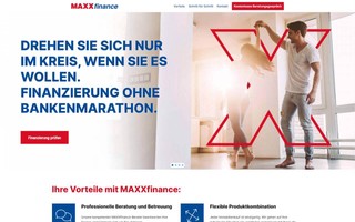 MAXXfinance Website Desktop